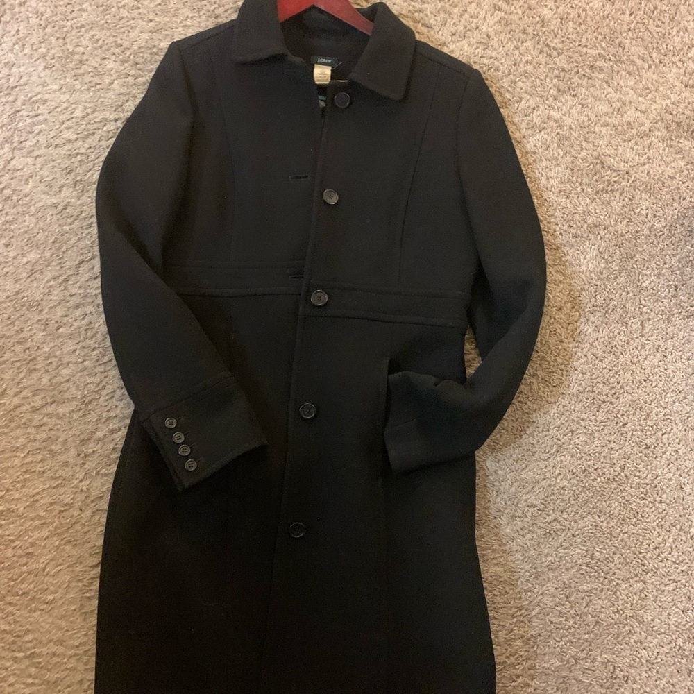 J. Crew Black Long Sleeve  Coat for Work